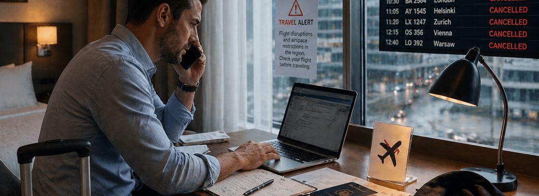 Uviaznutie na zahraničnej pracovnej ceste – mzda, náhrady a povinnosti zamestnávateľa